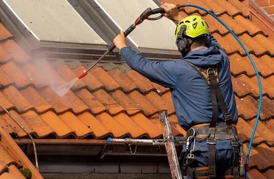 Démoussage et hydrofuge de toiture à Crézancy